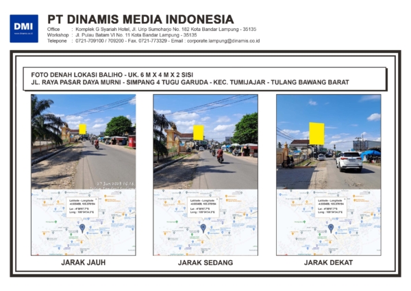 BALIHO Jl Raya Pasar Daya Murni Simpang 4 Tugu Garuda VF Tata Karya