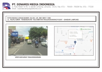 FDL Bando 4mx8m Jl. Teuku Umar - Penengahan - Bandar Lampung