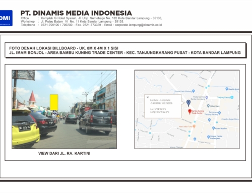 BILLBOARD Jl. Imam Bonjol Pasar Bambu Kuning, Bandar Lampung VF Tanjung Karang – Media Tersedia