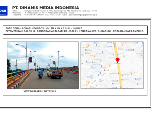 Neonbox Flyover Kalibalok Jl. Pangeran Antasari Sukabumi, Bandar Lampung – Terkontrak G
