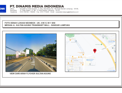 NEONBOX Median Jl. Sultan Agung Transmart Mall, Bandar Lampung – Media Tersedia