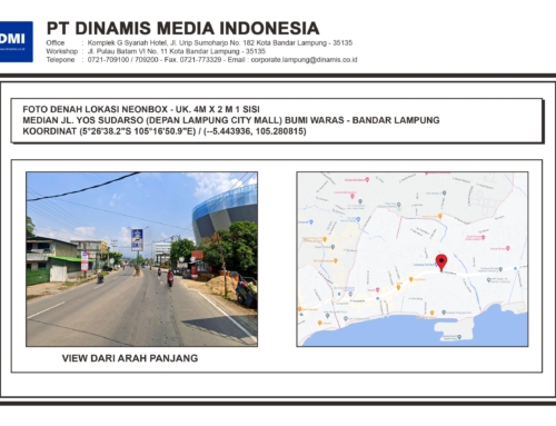 NEONBOX Median Jl. Yos Sudarso (Depan Lampung City Mall) Bumi Waras – Bandar Lampung – Media Tersedia