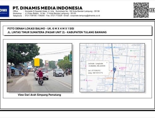 BALIHO Jl. Lintas Sumatera (Pasar Unit II) Tulang Bawang – Media Tersedia